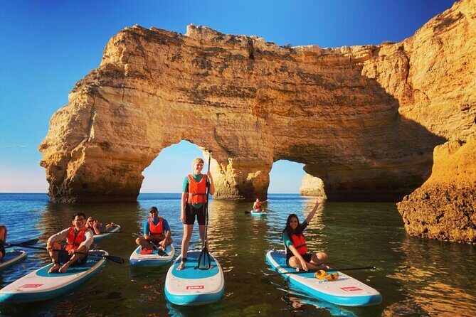 Paddleboarding adventure at Benagil caves - The safety basics you should take seriously (because it’s open water)